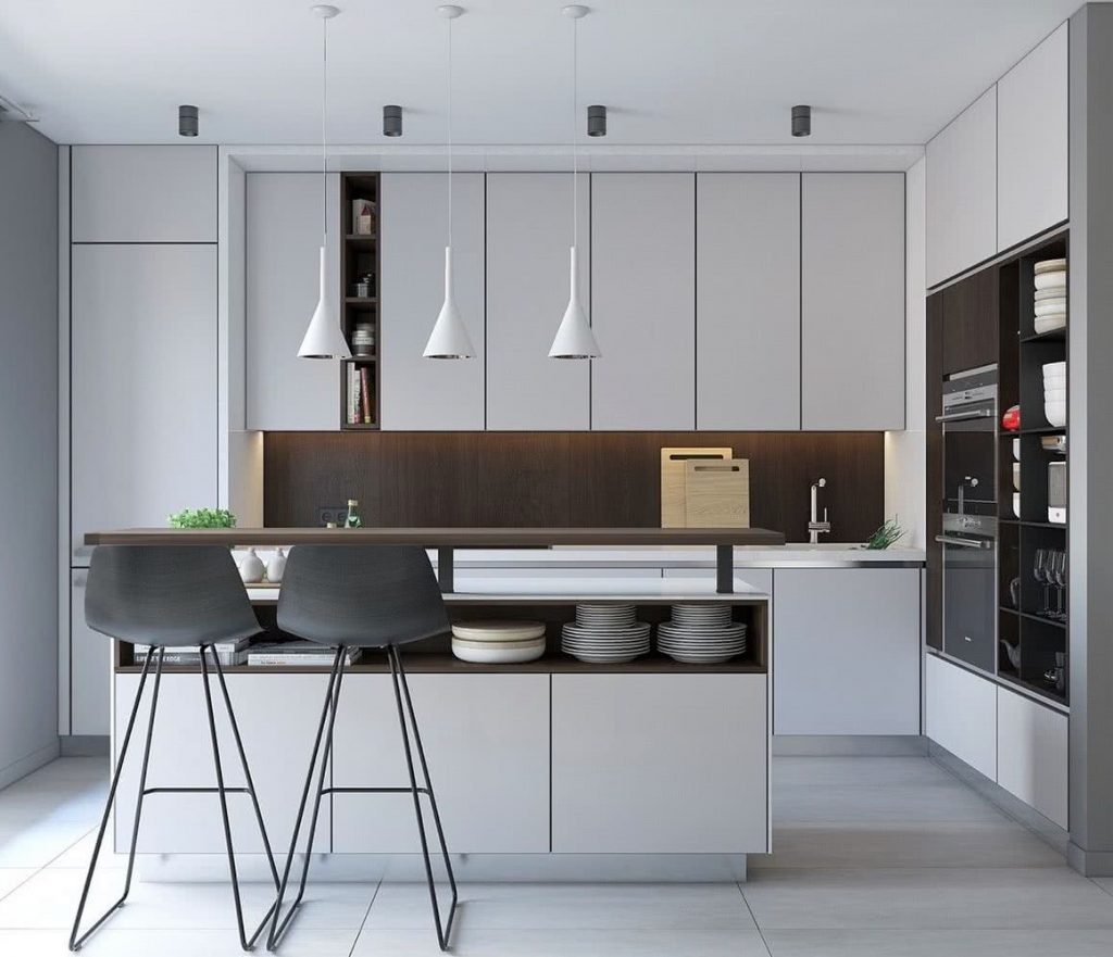 Modern minimalist kitchens 5