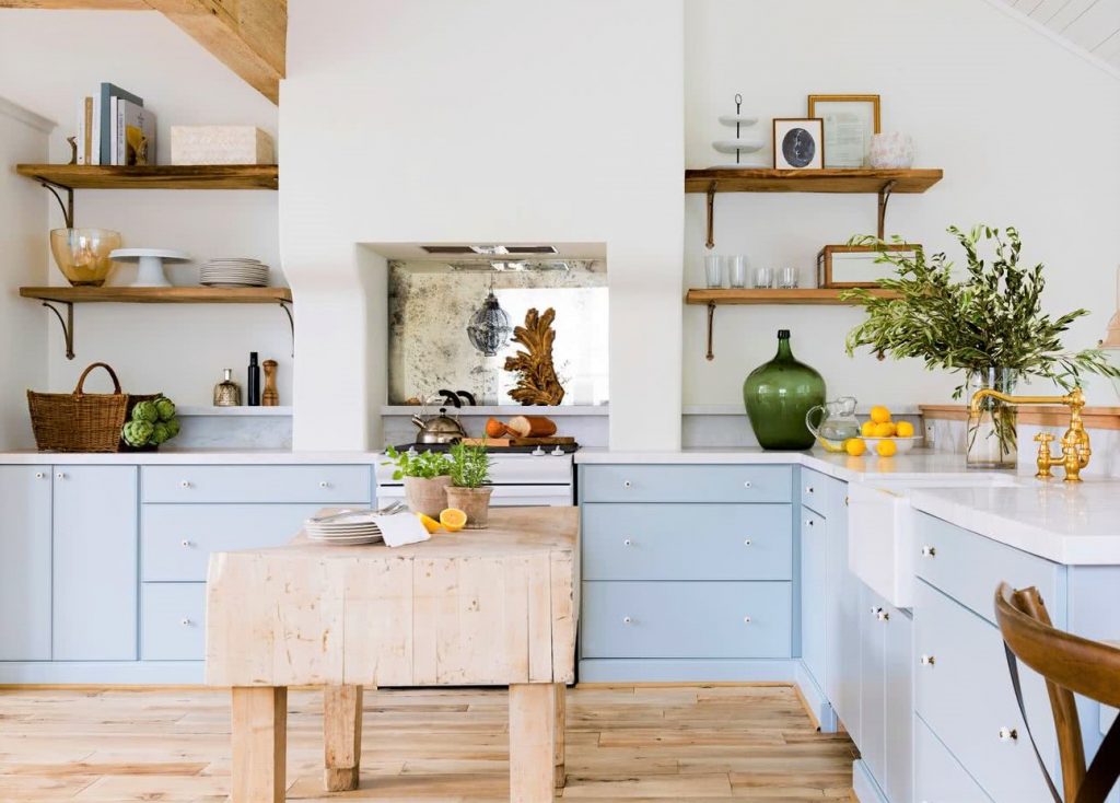 Open shelves modern kitchen 3