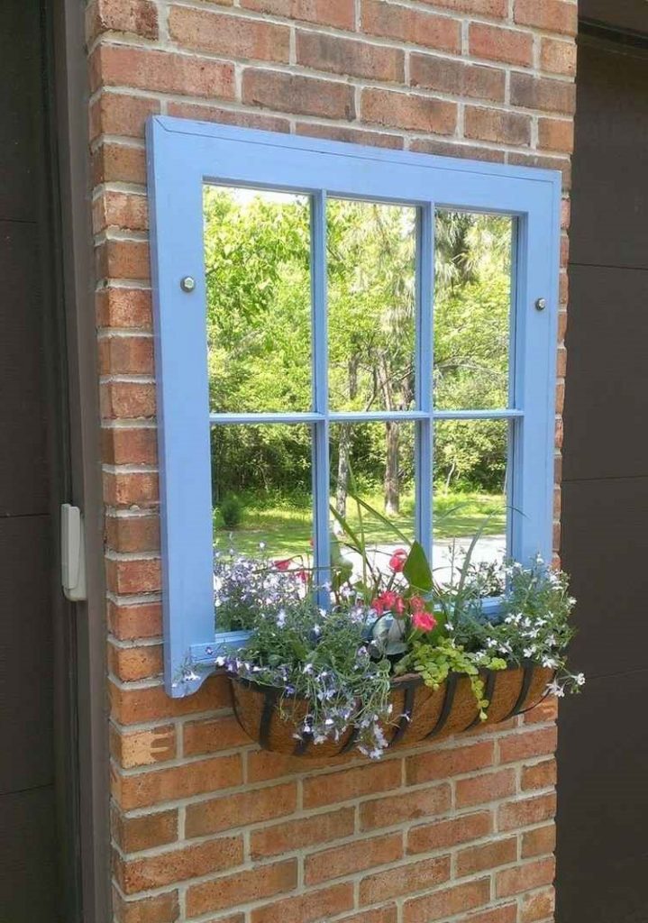 garden decorating for old windows and doors 12