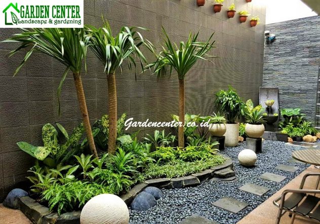 17 Desain Taman Kering Minimalis Halaman Rumah