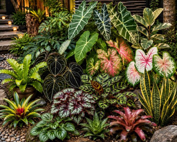 Temukan inspirasi tanaman penghias taman berdaun unik dan langka untuk menghadirkan tampilan eksotis, elegan, dan berbeda pada hunian Anda