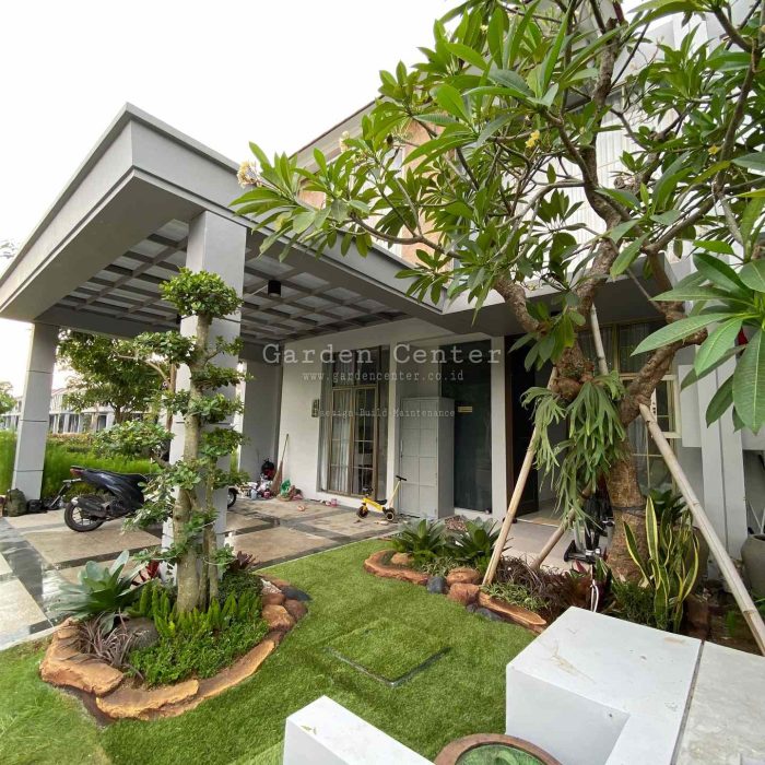 Konsep taman tropis bali