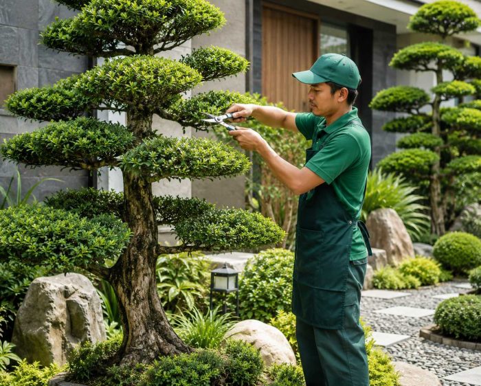 Perawatan taman profesional