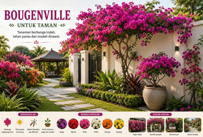 Bougenville untuk taman