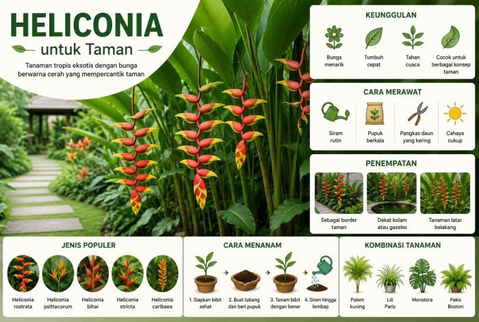 Heliconia untuk taman