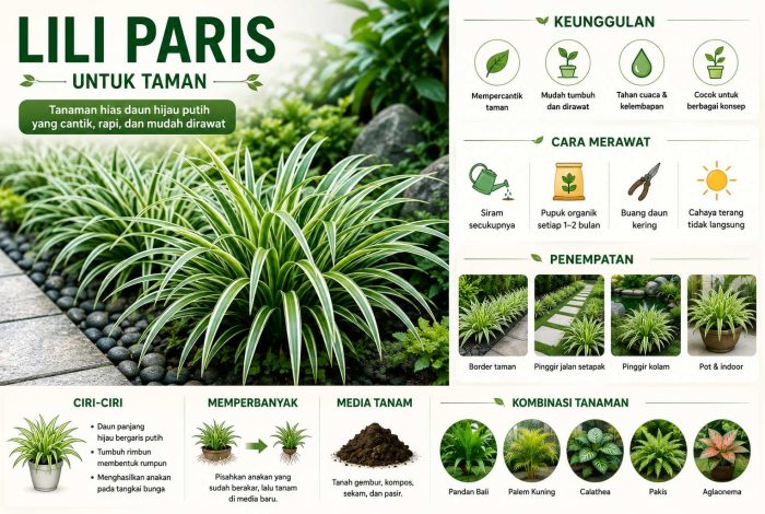 Lili paris untuk taman
