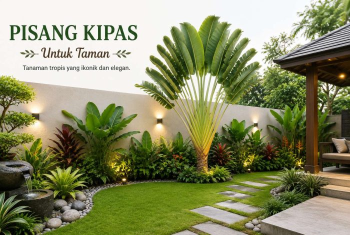 Pisang kipas untuk taman