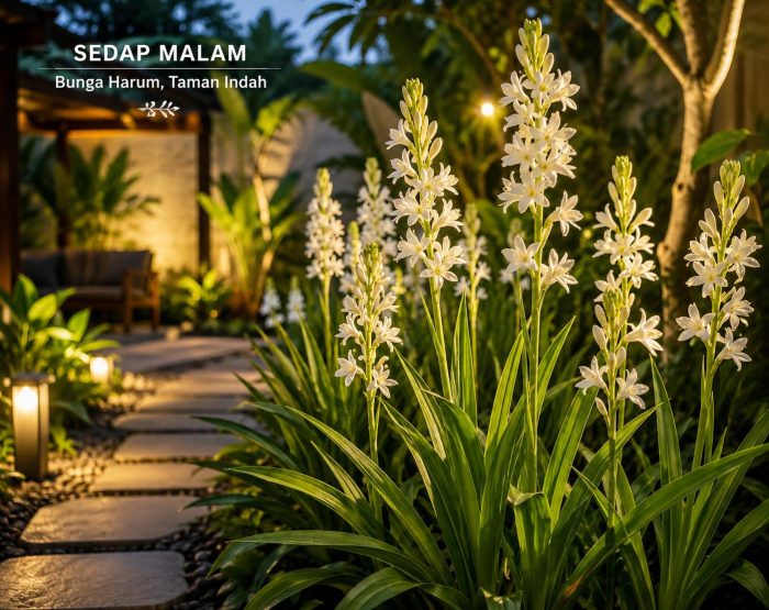 Tanaman sedap malam untuk taman