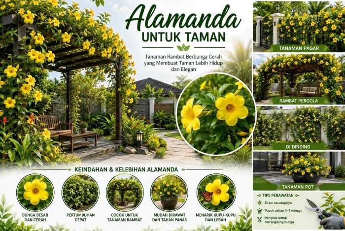 Alamanda untuk taman