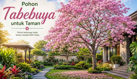 Pohon tabebuya untuk taman