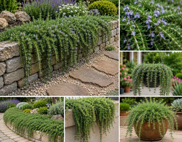 Rosemary Creeping untuk taman