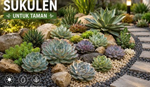 Sukulen untuk taman