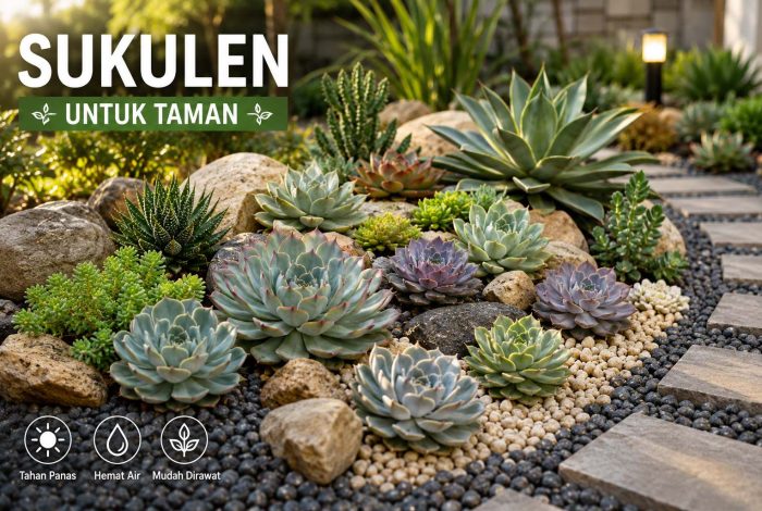 Sukulen untuk taman