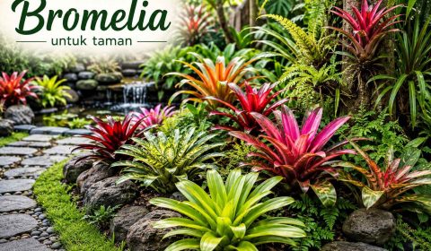bromelia untuk taman